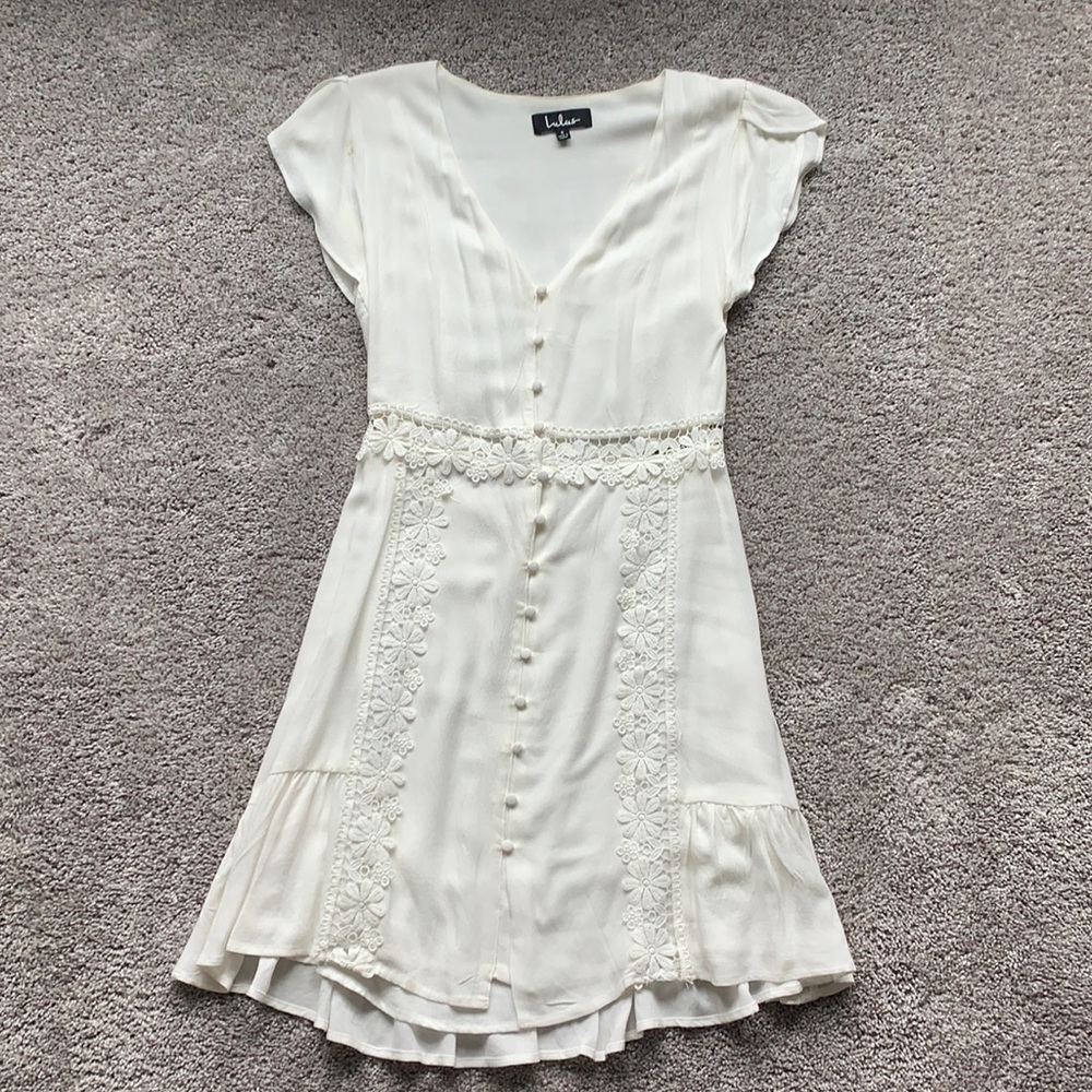White dress. Worn Once!